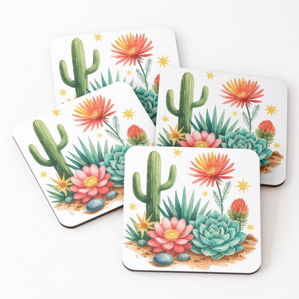 Item preview, Desert Cactus and Succulent Floral Arrangement designed and sold by ArtfulWeave.
