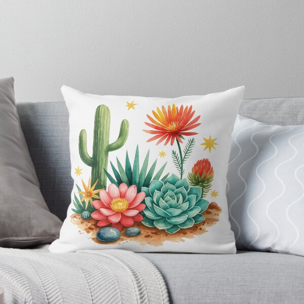 Item preview, Desert Cactus and Succulent Floral Arrangement designed and sold by ArtfulWeave.
