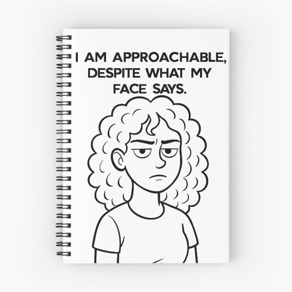 Item preview, Approachable Despite My Face designed and sold by Ali’s brain.