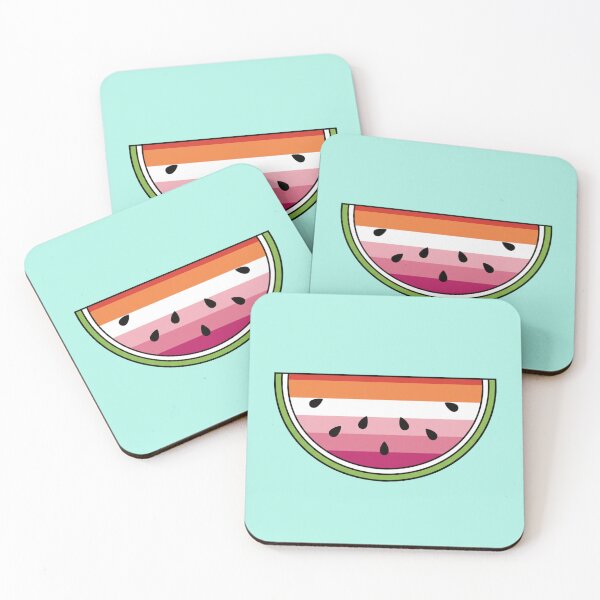 Item preview, Lesbian Flag Watermelon designed and sold by Sapphic-Charm.