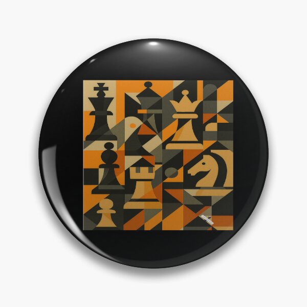 Item preview, Cubist Checkmate — Geometry of Strategy designed and sold by PawnShiftGoods.