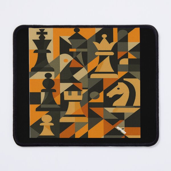 Item preview, Cubist Checkmate — Geometry of Strategy designed and sold by PawnShiftGoods.