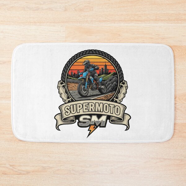 Item preview, Supermoto SM Rider City Track Racing Drift Brake Tire Logo designed and sold by DibuHumor.