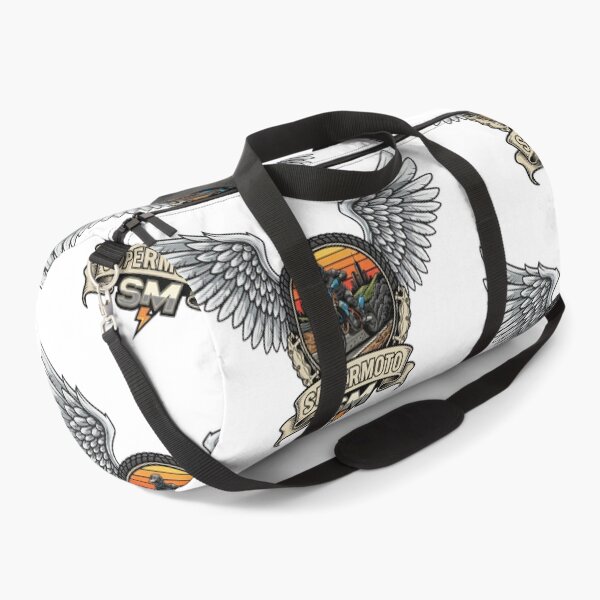 Item preview, Supermoto SM Wings Angel Motorcycle Rider Urban Drift Speed Logo designed and sold by DibuHumor.