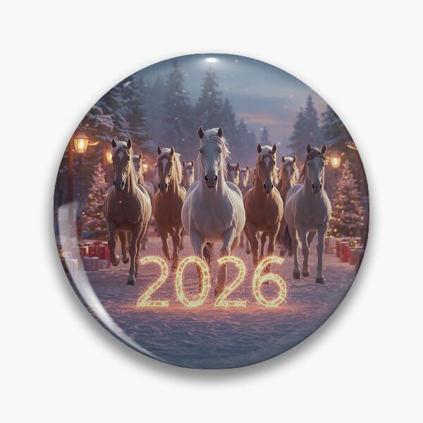 Item preview, New Year 2026 – Galloping Horses of Light designed and sold by AmetistLight.
