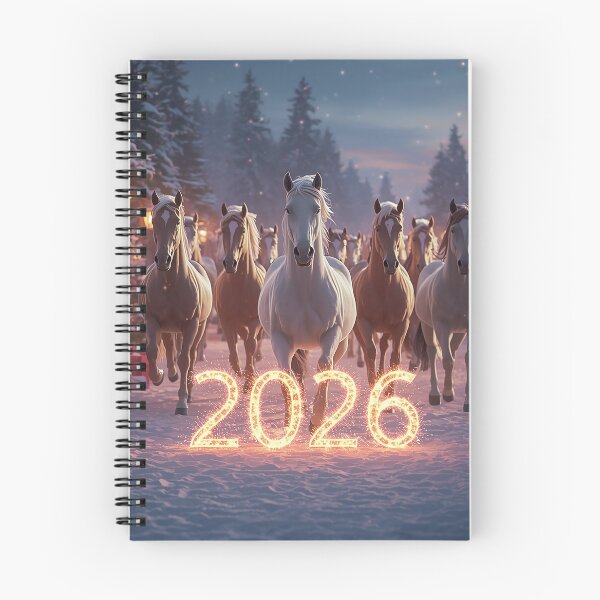 Item preview, New Year 2026 – Galloping Horses of Light designed and sold by AmetistLight.