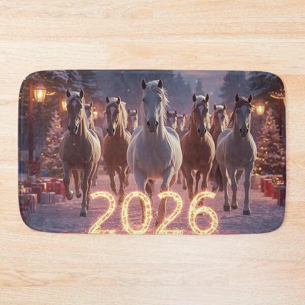 Item preview, New Year 2026 – Galloping Horses of Light designed and sold by AmetistLight.