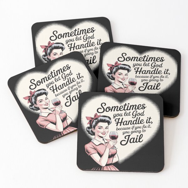 Item preview, Let God Handle It Housewife Funny Humor Mom designed and sold by PeteHomenick.