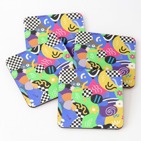 Item preview, Vibrant Pop Chaos designed and sold by Kaleidoscope Print.