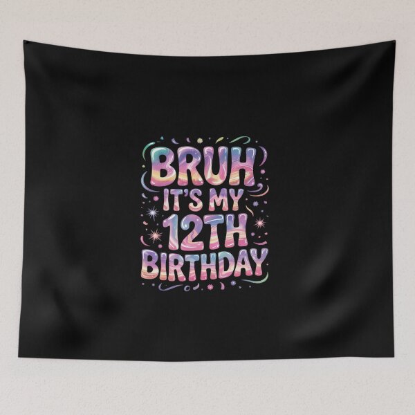 Item preview, Bruh It's My 12th Birthday 12 Year Old Birthday1  designed and sold by EllinoKlemo.
