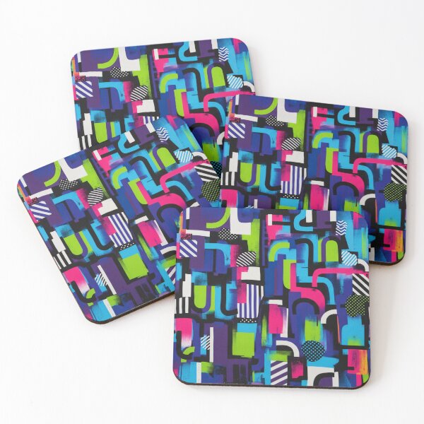 Item preview, Neon Geometry designed and sold by Kaleidoscope Print.