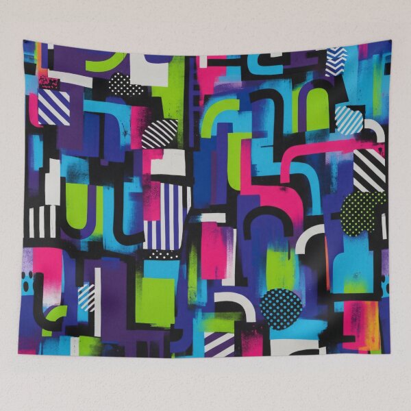 Item preview, Neon Geometry designed and sold by Kaleidoscope Print.