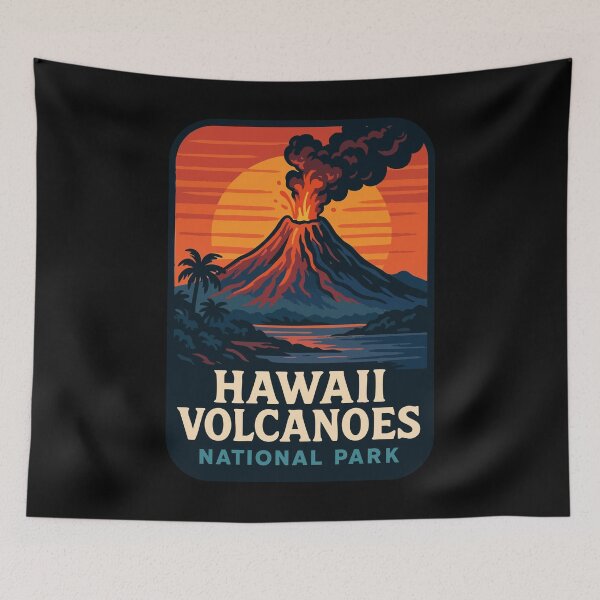 Item preview, Hawaii Volcanoes National Park Travel designed and sold by TomFrontierArt.