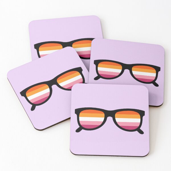 Item preview, Lesbian Flag Sunglasses designed and sold by Sapphic-Charm.