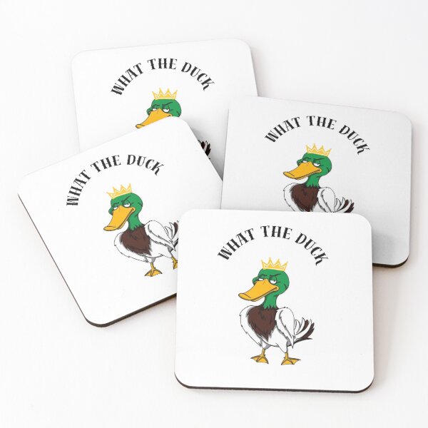 Item preview, What The Duck Cartoon – Quirky Animal Art Design designed and sold by FILEO.
