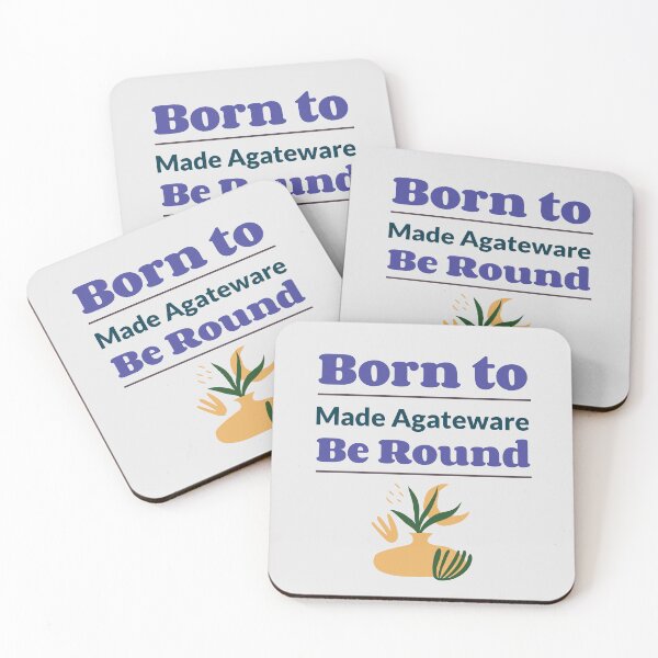 Item preview, Born to Be Round, Made Agateware - Agateware Pottery designed and sold by TaurusC95.