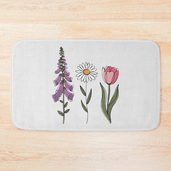 Item preview, Subtle Anti-Trump Floral - Foxglove Daisy Tulip III designed and sold by Lemon Pepper.