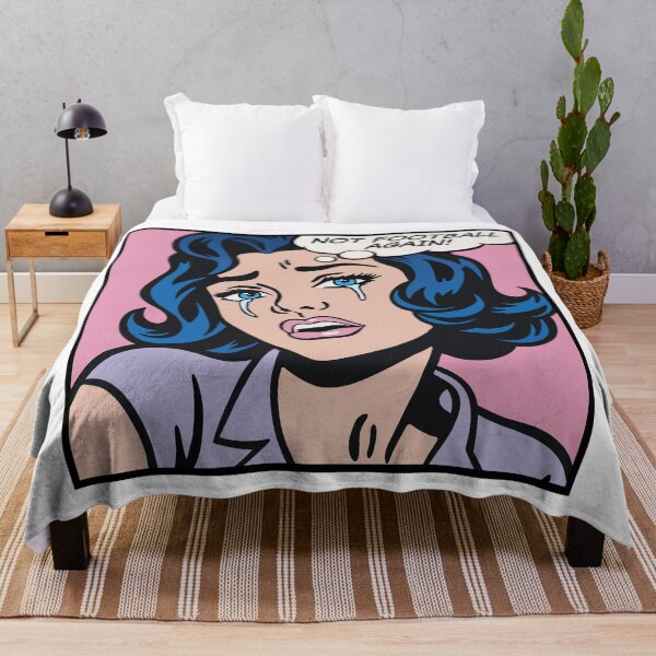 Item preview, Not football again, pop art girl designed and sold by PaulSDesign.