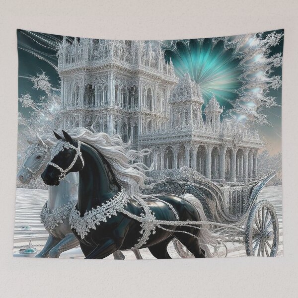 Item preview, Ice Castle Chariot – Winter Fantasy Horses designed and sold by AmetistLight.