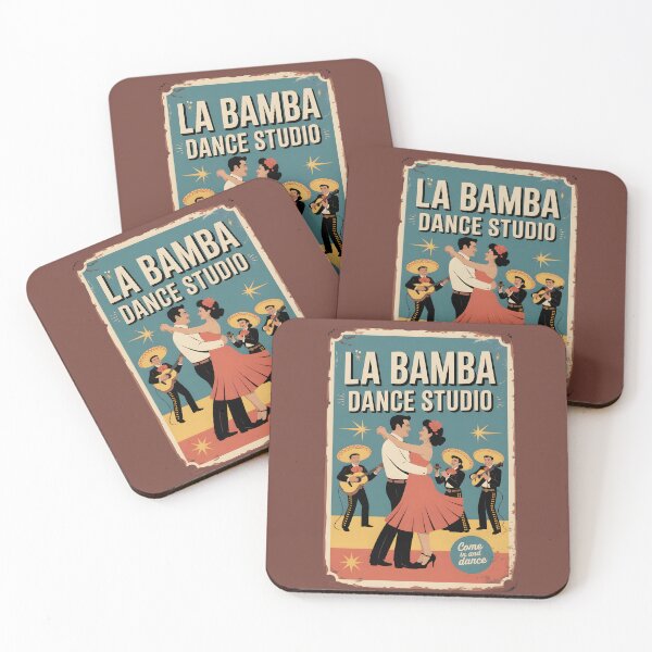 Item preview, La Bamba Dance Studio - retro metal plate advertising designed and sold by Museum Of Non-Existing Art.