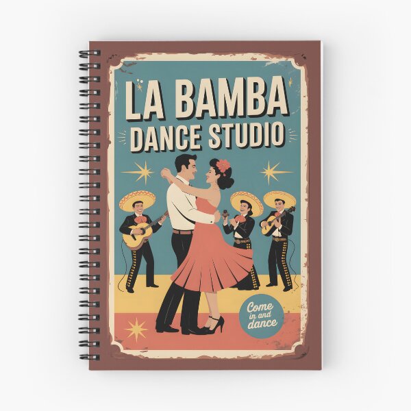 Item preview, La Bamba Dance Studio - retro metal plate advertising designed and sold by Museum Of Non-Existing Art.