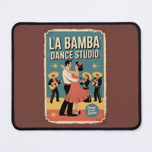 Item preview, La Bamba Dance Studio - retro metal plate advertising designed and sold by Museum Of Non-Existing Art.