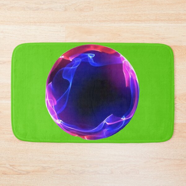 Item preview, Neon Plasma Ring – Glowing Energy Circle in Red and Blue Light | Abstract Sci-Fi Aura Design designed and sold by AwesomeDigiShop.
