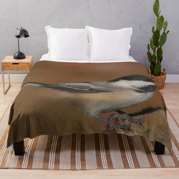 Item preview, Titmouse on a log designed and sold by Production Art Manon Meilleur.