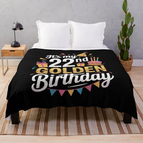 Item preview, It's My 22nd Golden Birthday Happy Day 22 Years Old To Me designed and sold by NeomiStoreSS.