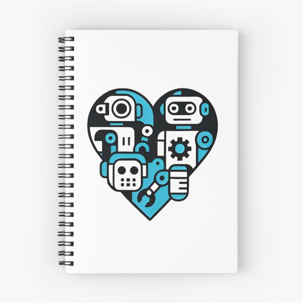 Item preview, ROBOTIC HEART ARTISTRY designed and sold by KISHNAY-FASHION.