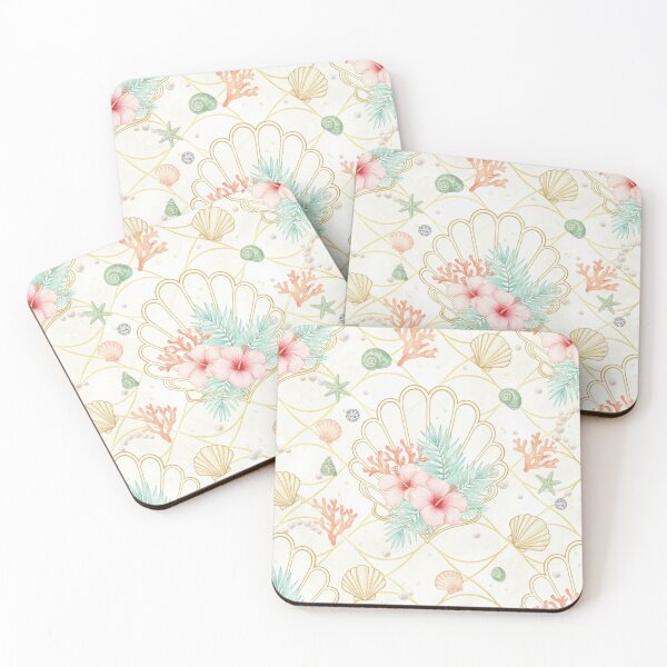 Item preview, Gold Scallop Floral designed and sold by SunniDaze6.