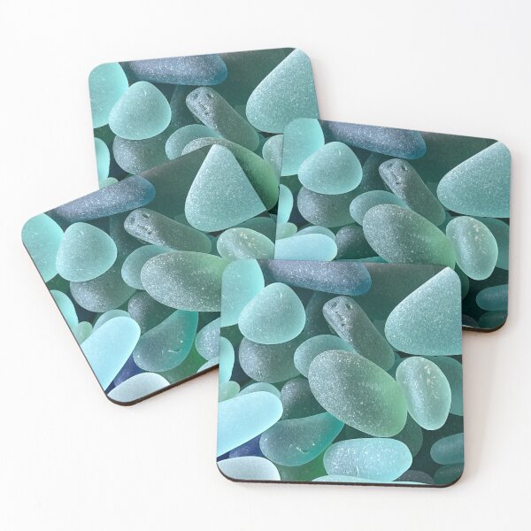 Item preview, Seaglass blues of the Mediterranean Ocean designed and sold by Jums-Med.