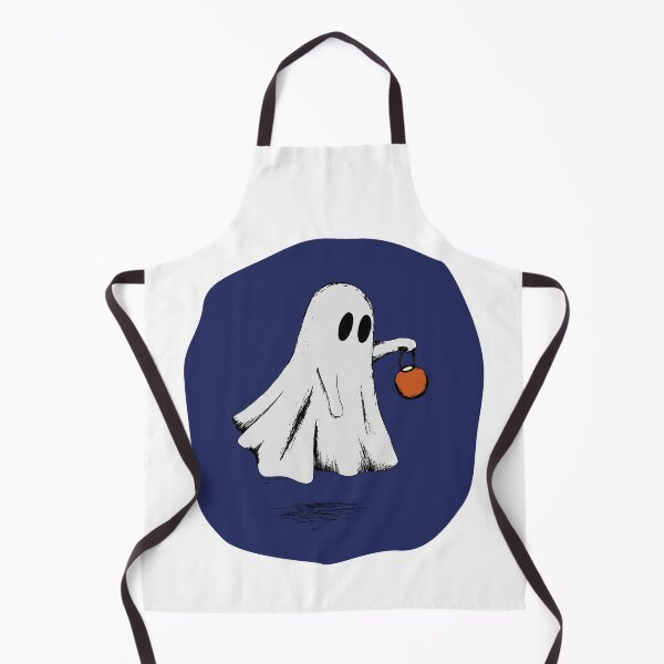Item preview, Booooh! – The Little Ghost on a Nighttime Mission. Blue Version 2 designed and sold by VJG ILLUSTRATION.
