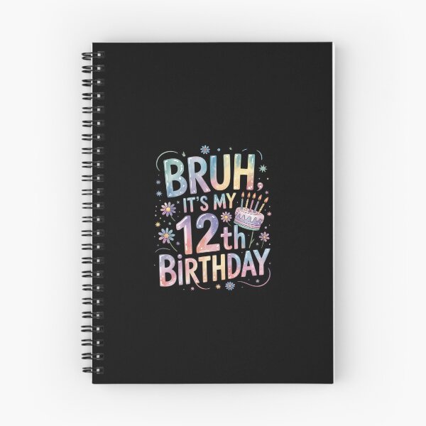 Item preview, Bruh It's My 12th Birthday 12 Year Old Girl Boy Birthday  designed and sold by EllinoKlemo.