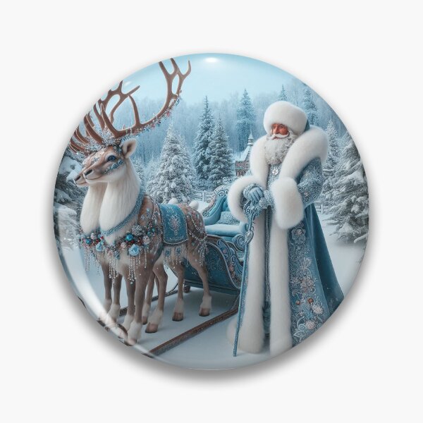 Item preview, Frost King and Reindeer – Winter Wonderland Magic designed and sold by AmetistLight.