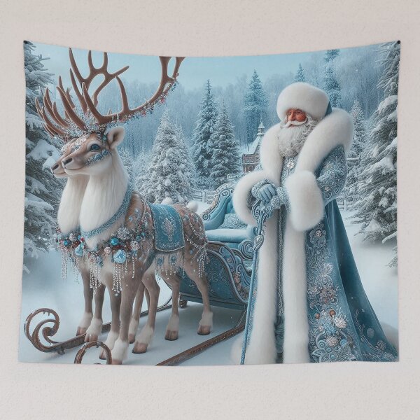 Item preview, Frost King and Reindeer – Winter Wonderland Magic designed and sold by AmetistLight.