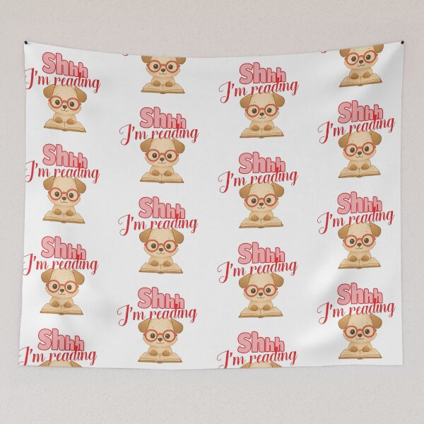 Item preview, Shhh estoy leyendo cachorro designed and sold by Jhullie.