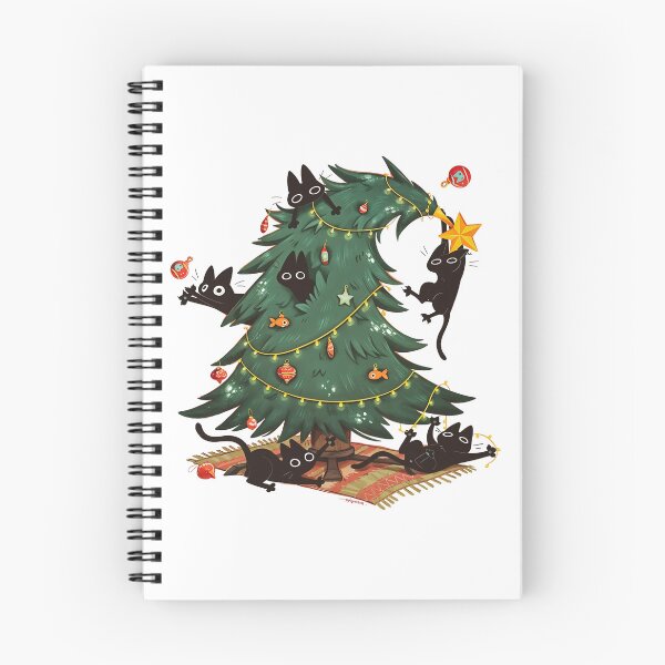 Item preview, Christmas Tree And Cat designed and sold by jillianhanna.