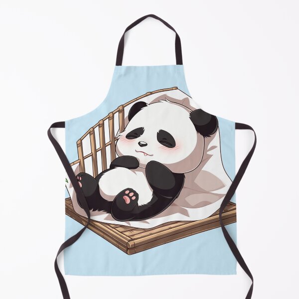 Item preview, Adorable Yawning Baby Panda - Cute & Cozy Cartoon Sticker Design designed and sold by PaintbrushPlace.