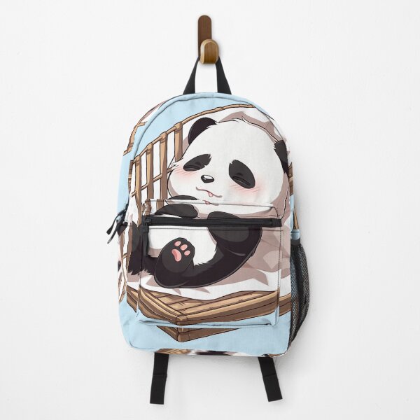 Item preview, Adorable Yawning Baby Panda - Cute & Cozy Cartoon Sticker Design designed and sold by PaintbrushPlace.