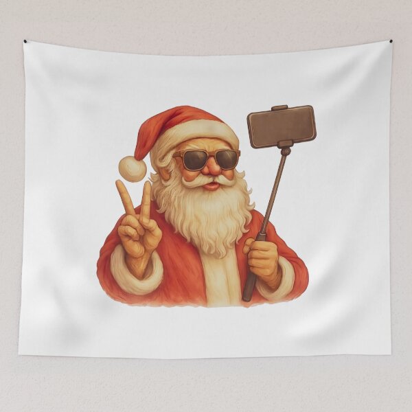 Item preview, Selfie Santa designed and sold by jillianhanna.