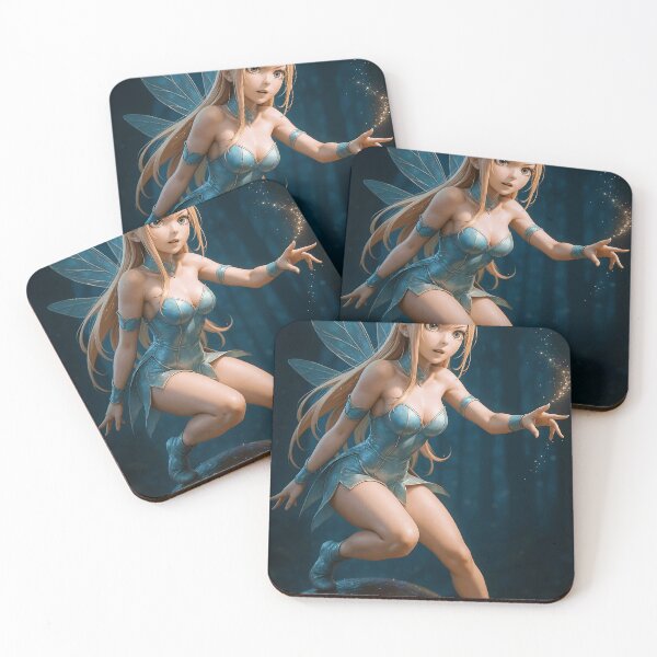 Item preview, Pixie woman on a mushroom pixie dust   designed and sold by CathryneDelamort.