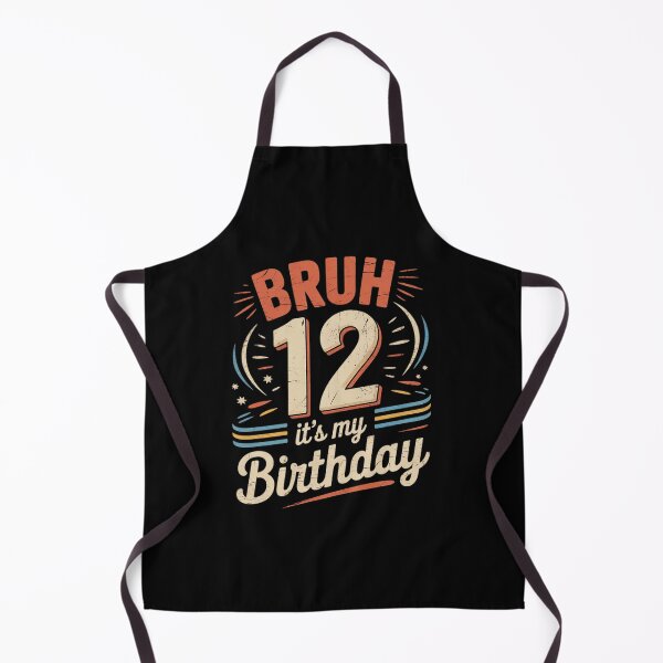 Item preview, Bruh It's My 12th Birthday 12 Year Old Emblem designed and sold by EllinoKlemo.