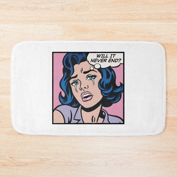 Item preview, Will it never end? Pop art girl designed and sold by PaulSDesign.