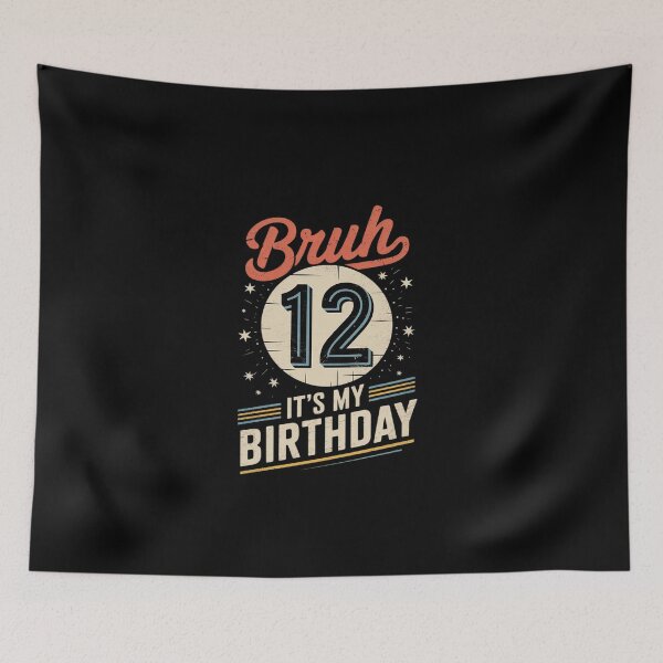 Item preview, Bruh It's My 12th Birthday 12 Years Old 12 Birthday  designed and sold by EllinoKlemo.