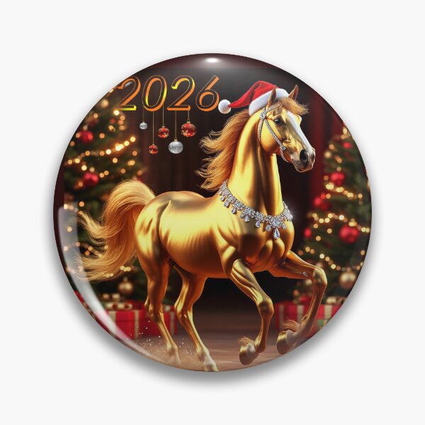 Item preview, Golden Horse of 2026 – Festive New Year Spirit designed and sold by AmetistLight.
