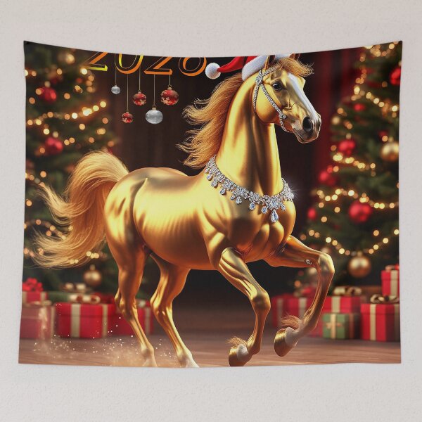 Item preview, Golden Horse of 2026 – Festive New Year Spirit designed and sold by AmetistLight.