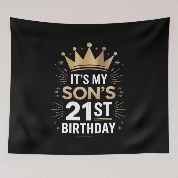 Item preview, It's My Son's 21st Birthday 21 Years Old Male  designed and sold by NeomiStoreSS.