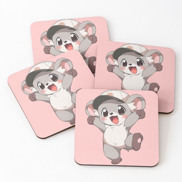 Item preview, Adorable Hopping Baby Koala - Cute Australian Wildlife in a Blue Cap designed and sold by PaintbrushPlace.