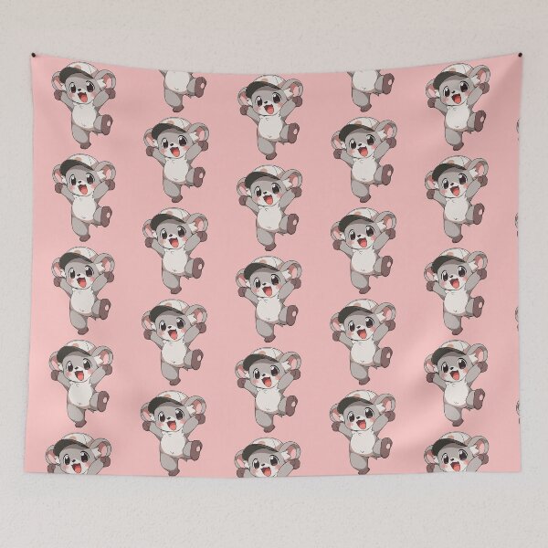 Item preview, Adorable Hopping Baby Koala - Cute Australian Wildlife in a Blue Cap designed and sold by PaintbrushPlace.